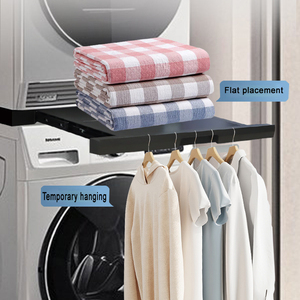 Kit de Apilamiento Universal Manual de 29 Pulgadas para Lavadora y Secadora con Estante de Secado Extraíble, Uso en Hoteles, Compre 1 y Lleve 1 Gratis - Product Image 6