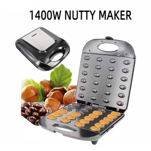 XEOLEO Macchina Elettrica per Waffle a Forma di Noce in Acciaio Inox a 24 Fori, Antiaderente, per Colazione Domestica - Product Image 4