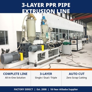 Máquina automática para fabricar tubos de PP, PPR y HDPE de un solo tornillo, precio de fábrica en China - Product Image 3