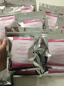 Pacote de etiquetas personalizada yoni, doce doce feminino vaginal de açúcar molhado yoni