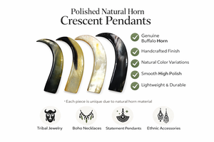 Colgantes de Concha Natural Pulida en Forma de Gota, Componentes de Joyería de Estilo Tribal Tallados a Mano para la Elaboración de Collares en Color Beige - Product Image 6