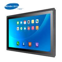 Écran tactile capacitif-résistif TFT LCD RK3588 de 23,8 pouces, 1920*1080, 250 cd/m², IP65, PC Android avec écran tactile, prend en charge le module 5G