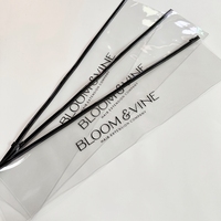 Sacs à fermeture éclair en PVC transparent personnalisés pour l'emballage de perruques et d'extensions de cheveux, sacs refermables réutilisables pour logo de marque capillaire