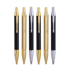 Bolígrafos Promocionales Publicitarios Personalizados con Logotipo OEM, Bolígrafos Metálicos con Eslogan Impreso, Bolígrafo Retráctil de Metal con Clic - Product Image 2