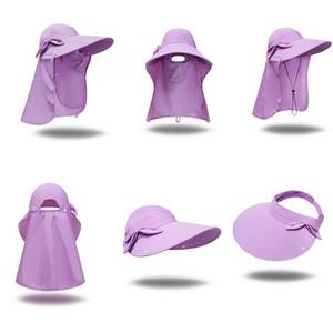 Chapeau de pêche personnalisé avec logo, protection solaire, masque amovible et protection du cou - Product Image 4