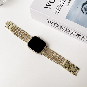Cinturino a catena da donna Cool compatibile per <span class=keywords><strong>Apple</strong></span> <span class=keywords><strong>Watch</strong></span> cinturino di ricambio elegante per braccialetto Iwatch - Product Image 3