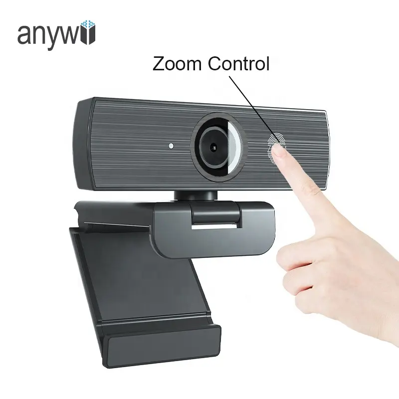 Anywii UHD 4K 30fps webcam with noise reduction microphone 4k usb web camara for live broadcast type c laptop auto focus webcam
