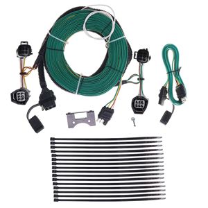 Arnés de cableado para remolque de 4 pines, 1.5 m, para Wrangler JK 07-17, aislado con PVC, clasificación IP65, juego de conectores de 12V - Product Image 1