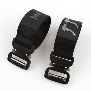 Ceinture réglable durable avec logo personnalisé, tissu tissé, boucle en plastique et fermoir métallique de haute qualité, livraison en 20-30 jours - Product Image 3