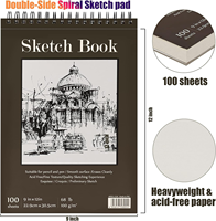 Offre Spéciale – Carnet de Croquis A5 Spirale SENTU pour Filles, 100 Feuilles de Papier à Dessin, Cadeau Personnalisable avec Logo