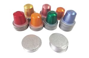 Cápsula de café vacía de aluminio de fabricante de China/Cápsula de taza compatible con Nespresso Kcup <span class=keywords><strong>Lavazza</strong></span> Blue Caffitaly con tapa - Product Image 2