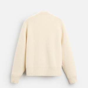 <span class=keywords><strong>Cardigan</strong></span> <span class=keywords><strong>con</strong></span> chiusura a <span class=keywords><strong>cerniera</strong></span> frontale <span class=keywords><strong>con</strong></span> tasche a coste a maniche lunghe da uomo - Product Image 3