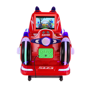 Venta al por mayor Kid Ride Speed <span class=keywords><strong>Rocker</strong></span> Racer Pink Cute <span class=keywords><strong>Kiddie</strong></span> Ride Arcade Simulador operado por monedas Máquina de carreras caliente para niños - Product Image 3