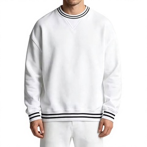 เสื้อสเวตเชิ้ตคอกลมผ้าฝ้ายหนา 500gsm สำหรับผู้ชาย ขายส่ง รับปักโลโก้ สกรีนลาย สตรีทแวร์ - Product Image 1
