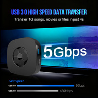 Décodeur Mortal T1 Ultra Android 14 avec processeur RK3518 Quad-Core, 4K, IPTV intégré, double Wi-Fi, HDR10+, lecteur de streaming OTT OEM