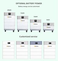 HVS 10kwh 15kwh 20kwh haute tension BMS solaire Lithium ion Akku 48V 100Ah 200Ah Lifepo4 ESS batterie de stockage d'énergie