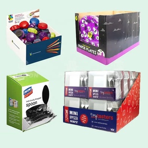 Estantes de cartón corrugado de pie Soporte de exhibición de cápsulas de café para publicidad Cajas de soporte de café - Product Image 5