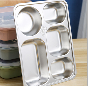 Lonchera de Acero Inoxidable Syh689 al por Mayor, Contenedor de Alimentos Bento con Múltiples Compartimentos para Llevar - Product Image 2