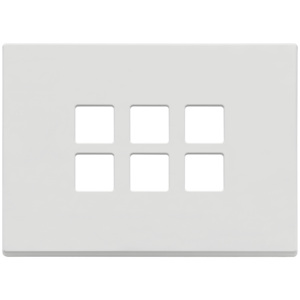 Plaque plate 3Mx6 blanc mat 12.5x9.5x1.4 pour porte - Product Image 1