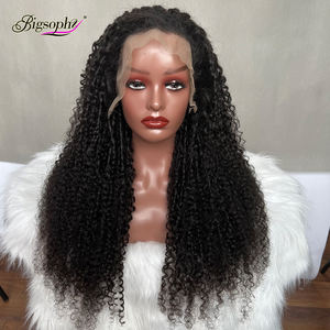 Proveedor de Cabello Indio Virgen al por Mayor, Grado 12A, de 12 a 30 Pulgadas # Pelucas de Cabello Humano con Encaje Frontal N 13X4, Estilo Pixie Rizado - Product Image 1