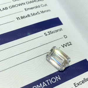 Bán Buôn Phòng Thí Nghiệm Grown <span class=keywords><strong>Emerald</strong></span> Cắt Kim Cương-5 X 7Mm Để 8X10Mm Baguette Cvd Loose Stones Đối Với Trang Sức Làm - Product Image 3