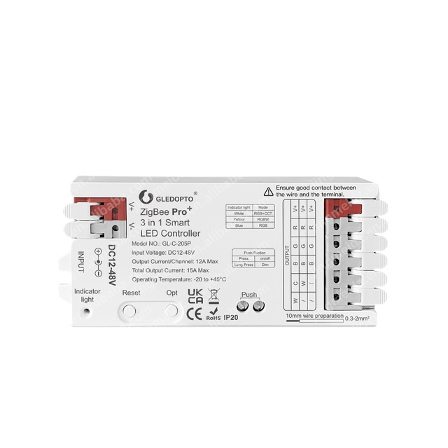 Best Price Alexa DC12V 48V 15A 3IN1 5IN1 Zigbee Pro LED Remote Control with CE UKCA Certificates 5-Year Warranty