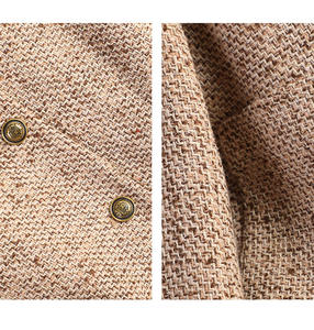 IStapromo Gifts High-EndStyle <b>Women's</b> Coat Socialite Temperament Foreign Style Small Short Woolen Top Elegant Blazers - Product Image 6