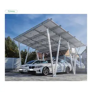 Kseng Residentiële Solar Carport Frame Aluminium Carport Solar Montage Systeem Solar Carport Structureel