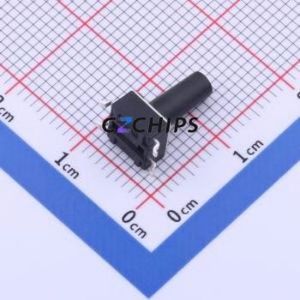 TS-1095PS-A145B2-C3D2 Tactile Switch SMD,6x6mm Switch Single Pole Single Throw Round Button 1.8N Vertical Mount - Product Image 2