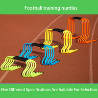 Vallas de Entrenamiento de Salto en Forma de Balón de Fútbol Curvas ZJFIT, Material de PVC Ecológico, Color y Logotipo Personalizables, Equipo de Entrenamiento