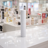 Emballage magnétique en ABS de haute qualité pour tubes de gloss à lèvres blancs angulaires, design sérigraphié, couleur personnalisée