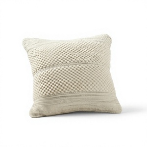 Luxury Boho Outdoor Wool Cushion Cover Hot Selling Unique Handwoven Decorative <b>Throw</b> Pillow with Vintage Pattern - Product Image 1