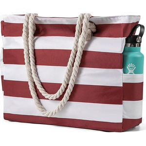 Échantillon gratuit Best Seller Grand sac de plage à bandoulière pour femmes Sac à main de plage en silicone imperméable pour le camping en plein air Voyage d'été - Product Image 4