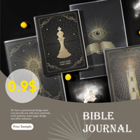 Vente en gros PVC Cahier A5 couverture souple personnalisé inspirant l'écriture impression Bible journaux de prière