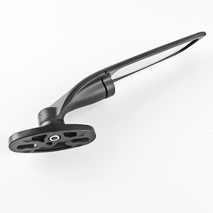 Panneau de rétroviseur de moto Qiangye avec aileron noir, pièces de modification universelles pour Kawasaki Yamaha Wind Blade - Product Image 3