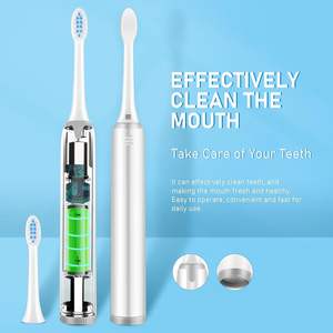 Pack familial Brosse à dents électrique sonique de voyage 5 modes de nettoyage Brosse à dents sonique populaire à poils doux IPX7 étanche - Product Image 5