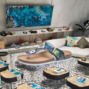 Últimas novedades de verano: Sandalias de mujer con pedrería floral, chanclas con clip, de PU, de moda, superventas al por mayor para la playa en otoño. - Product Image 2