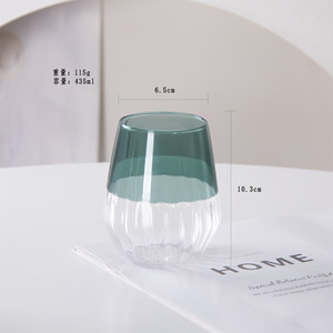 Vaso <span class=keywords><strong>de</strong></span> Vidrio <span class=keywords><strong>de</strong></span> Borosilicato Alto con Diseño <span class=keywords><strong>de</strong></span> Bloques <span class=keywords><strong>de</strong></span> Color y Rayas, <span class=keywords><strong>Taza</strong></span> <span class=keywords><strong>de</strong></span> Leche a Juego, Vaso <span class=keywords><strong>para</strong></span> Bebidas - Product Image 6