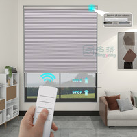 Cortinas de alta calidad, persianas y persianas de nido de abeja celulares plisadas no tejidas motorizadas, persianas de ventana, persianas inalámbricas