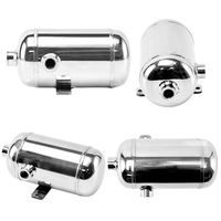 Réservoir à air portable YC-0.5L/0.13 gallons 12 bars 181 PSI en acier inoxydable 304 pour compresseur
