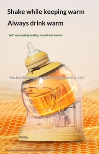 Mezclador de Leche de Fórmula para Bebés 2 en 1, Batidora Eléctrica para Biberones, Funcionamiento Silencioso con Luz Nocturna, Mezcla Suave - Product Image 6