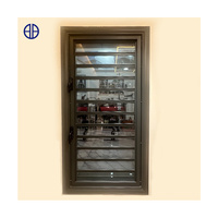 Volets à persiennes en verre transparent fenêtre jalousie manuelle automatique persienne en verre d'aluminium ventilation persiennes en verre fenêtre