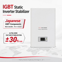 Régulateurs/stabilisateurs de tension statiques IGTB automatiques montés au mur 2000W 3000 Watt 5000w 1kva pour climatiseur