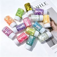 Poudre de paillettes en gros pour bouteilles, accessoires de bricolage pour jouets, décoration de slime et de jouets compressibles, paillettes scintillantes pour remplissage d'artisanat fait main