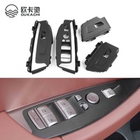 Pour BMW X3 X4 G01 G02 G08 F97 F98 2018-2021 LHD RHD Ensemble de poignées de porte intérieures noires avec garniture extérieure