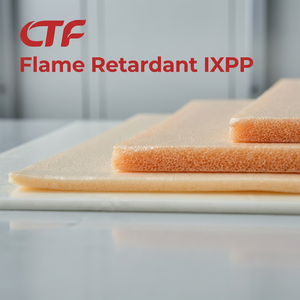 แผ่นโฟม IXPP ทนไฟความหนาแน่นสูง ยี่ห้อ CYG <span class=keywords><strong>TEFA</strong></span> หนา 1.5-4 มม. ทนน้ำมัน สำหรับตกแต่งภายในรถยนต์และงานก่อสร้าง - Product Image 2