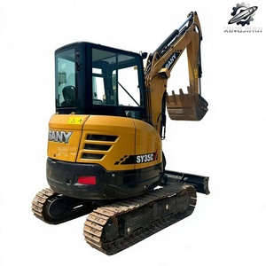 Excavadora Usada Sany35 MiniCrawler de 3 Toneladas con Cucharón de 0.12m³, Marca China Original, Excavadora Pequeña para Construcción, Pocas Horas, Buen Estado - Product Image 1