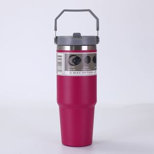 Fcney Gourde Isotherme Économique de Marque Renommée en Acier Inoxydable 30oz, Tasse à Café, Revêtement Poudré, Intérieur 304 Extérieur 201, Bouteille Thermos d'Extérieur - Product Image 4