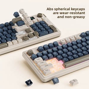 Bàn phím không dây ba chế độ YAFOX RGB có đèn nền, giao diện USB, thời lượng pin dài, hoạt động bằng màng - dành cho chơi game và văn phòng - Product Image 3