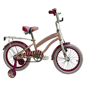 Vélo pour enfants anti-transpiration <span class=keywords><strong>16</strong></span> <span class=keywords><strong>pouces</strong></span> avec roues d'apprentissage - Poignée respirante et siège confortable pour la conduite estivale sur route - Product Image 1